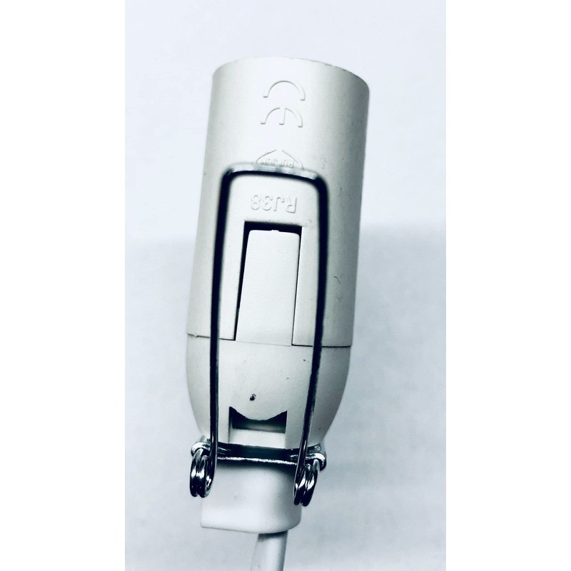 sphires Salt Lamp Replacement Electric Cable 2 Metal Clip On/Off