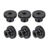 sourcing map Knurled Thumb Nuts, 6Pcs M6 x 20 x