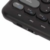 Compact Round Keycaps Mini Keyboard Wireless Bluetooth 2.4G Dual Mode
