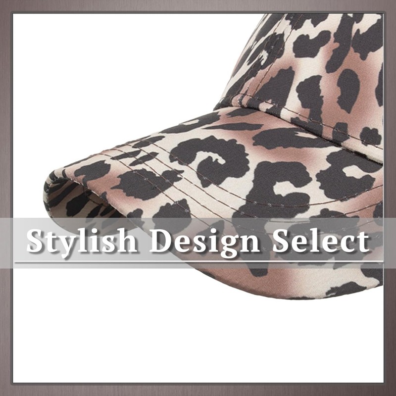 One Limitation CP351 Leopard Print Mesh Cap, Hat, Running, Outdoors,
