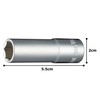Tone Deep Socket (6 Angle) 3SB-14L Insertion Angle 3/8 mm