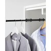 12" Valet Rod for Closet Pull Out, Adjustable extending closet