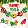 3PC Christmas Ceiling Decorations - Festive Foil Star Garland in