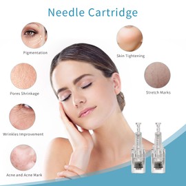 CARER SPARK Mikronadel 10 x 36 Nadellänge verstellbar 0,25 mm – 2 mm Mikronadelgerät Ersatzspritzenkopf mit Gewindeanschluss