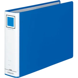 KOKUYO フ-E655B チューブファイルエコ A4横 50mmとじ 2穴青