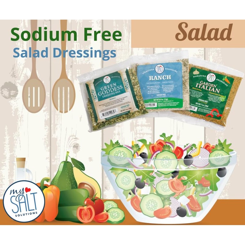 My Salt Mezcla De Aderezo Para Ensalada Italiana Garden, Sin