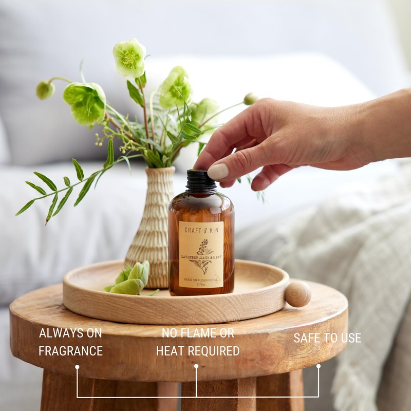 Craft & Kin Lily & Jasmine Diffuser Reed Diffuser |