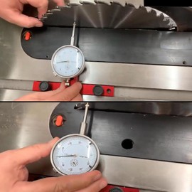 Table Saw Gauge with Digital Dial Indicator, Mitre Gauge for Table Saws, High Precision Aluminium Alloy Material, Table Saw Fence for Aligning and Calibrating