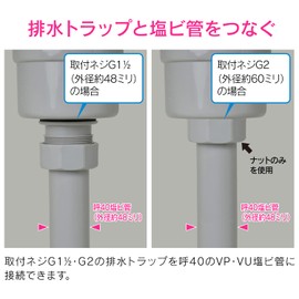 GAONA GA-PB104 PVC Conversion Adapter for Sinks