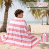 AOOWU Beach Towel 160 x 90 cm, Microfibre Bath Towel,