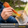 UCO 27008 Outdoor Camping Tableware Switch Spoke Utensil Set, Sandstone