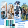 Kit de Viaje 18 Piezas Botellas de Silicona,Envases para Viaje