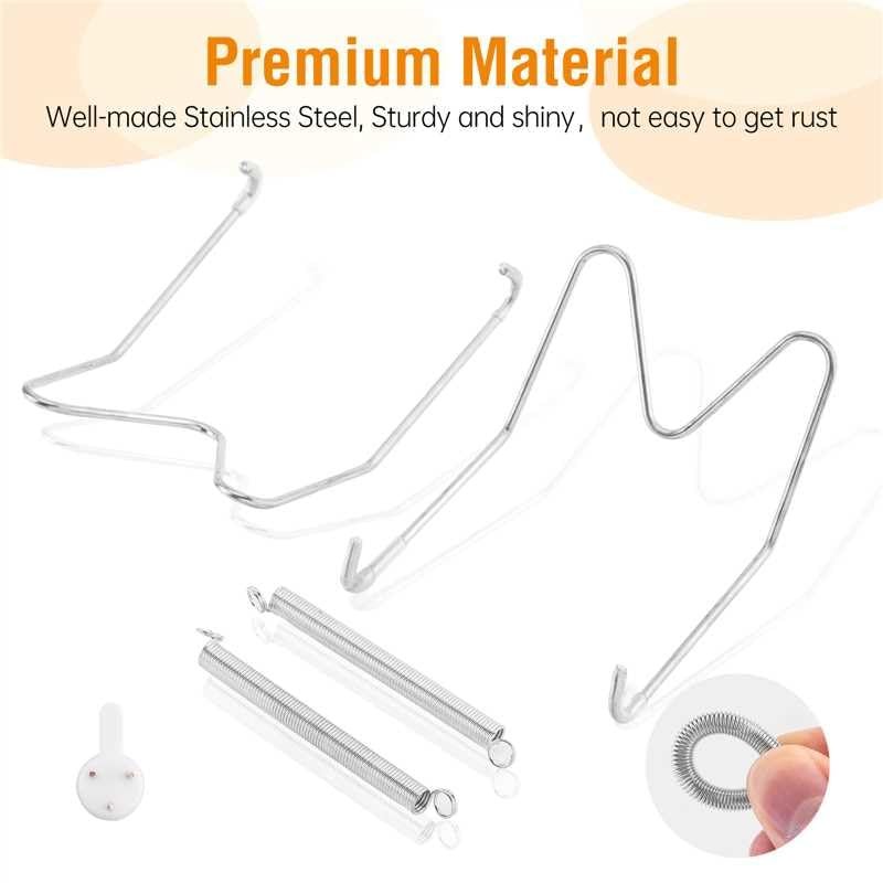 Plate Hangers for Wall for 4-5 inch, Silver