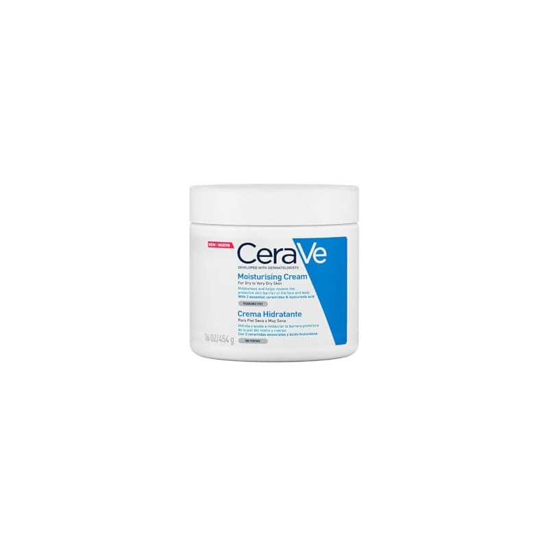 CeraVe Crema Hidratante Facial y Corporal para Piel Seca 454g