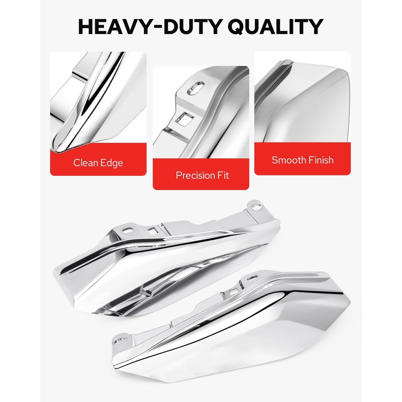 Benlari Mid Frame Air Heat Deflectors Compatible for Harley Touring