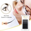 QUEWEL Eyelash Extension Supplies 0.05 C Curl MIX-15-20mm Classic Individual