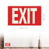 Glow In The Dark Exit Sign Stickers, Photoluminescent Exit Sign