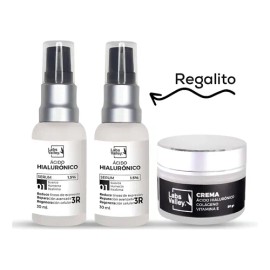 Pack Hialurónico Y Crema Facial  Colágeno  Vitamina E                                                                                                 