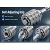 Universal Adjustable Socket Wrench for 10-19mm Fasteners - 2 Piece