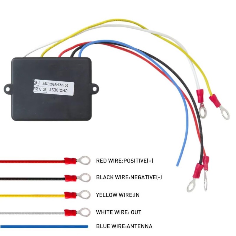 Premium Wireless Winch Remote Control Kit, Universal 150ft Recovery Handset