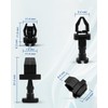 WADY RV Refrigerator Converter Vent Latch， RV Refrigerator Clips 617772