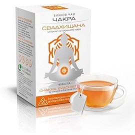Sacral Chakra Tea Svadhishtana Balance Yoga Tea - Detox Drinks For Body Cleanse, Liquorice Root, Turmeric Tea - Marigold, Nettle Leaf, Horsetail Herb Creativity & Joy Infusion - 20 Tea Bags, 30g