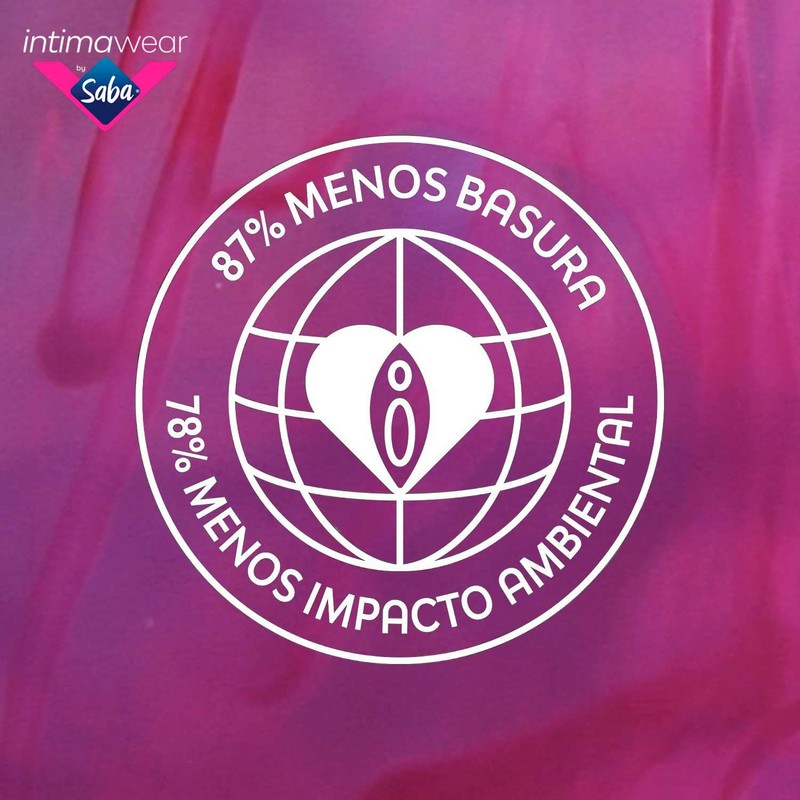 SABA Ropa Interior intimawear para periodo Cintura Alta Talla Chica