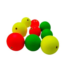 FUKUMIDO Foam Float 0.8 inches (20 mm) Fishing Gear, Sabiki, Bukkomi Fishing, Medium Throughout, Fishing Tackle Set, Floating, Simori Ball, Float Fishing