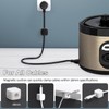Cable Holder Clips, 6 Pieces, Magnetic Lock Function, Cable Holder,