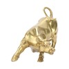 Wall Street Copper Bull Brass Animal Statue Artwork Desktop Decoration