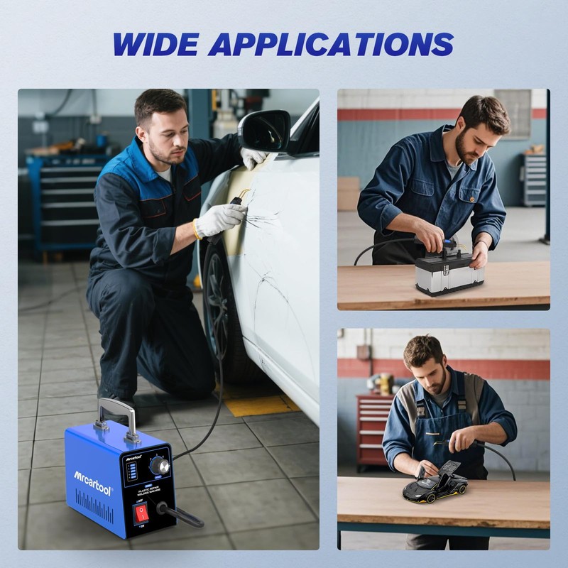 Plastic Welder Kit with 600pcs Hot Staples 110V Plastic Welding