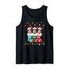Havanese Dog in Christmas Men Women Kids Xmas Pajama Tank