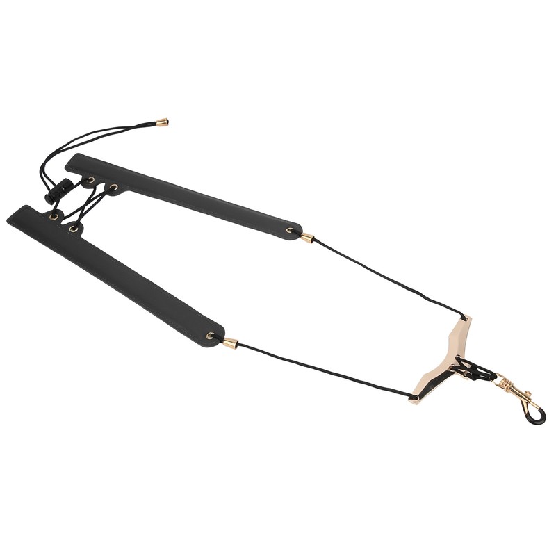 Saxophone Shoulder Strap Folding Artificial Leather No Stress On Neck