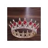 Corona Brillante De Novia Con Flores Para Pastel