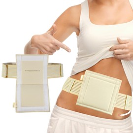 [2 Pack] Feeding Tube Belt, PEG Tube Holder G-Tube Protective Belt Breathable Beige with Slit for G Tube J Tube PEG Tube Supplies, No More Taping The Tube