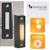 Newhouse Hardware BT4BL Doorbell Button, Black