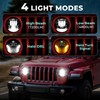 Auto Buero 2PCS 7 inch Led Headlight Round H6024 Led