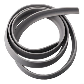 Collapsible Shower Threshold Water Dam Barrier, Self Shower Water Guard Blocker, Silicone Water Barrier Strip For Shower, Floor, Kitchen Dry And Wet Separation Seal Strip Edge Trim(Gray 200cm)