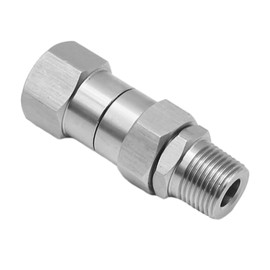 laffoonparts 3/8" NPT Thread Pressure Washer, Pressure Washer Swivel, Stainless Steel Swivel Joint Fittings 4500 PSI, for Home Cleaning Car Cleaning Outdoor Furniture Cleaning