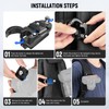 NEEWER Backpack Camera Clip Mount with Square QR Plate, Upgraded