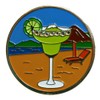 Margarita on The Beach Golf Ball Marker with Crystals and