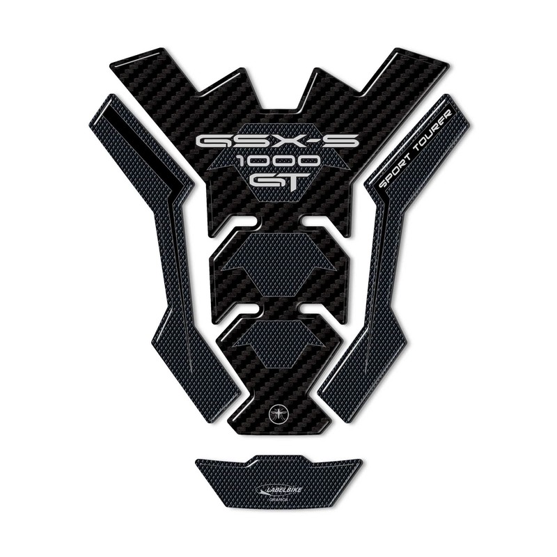labelbike - 3D sticker protection tank PAD compatible with Suzuki
