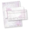 Writing Paper Wedding Silver Grey (25 Sets Including Envelopes) Printed