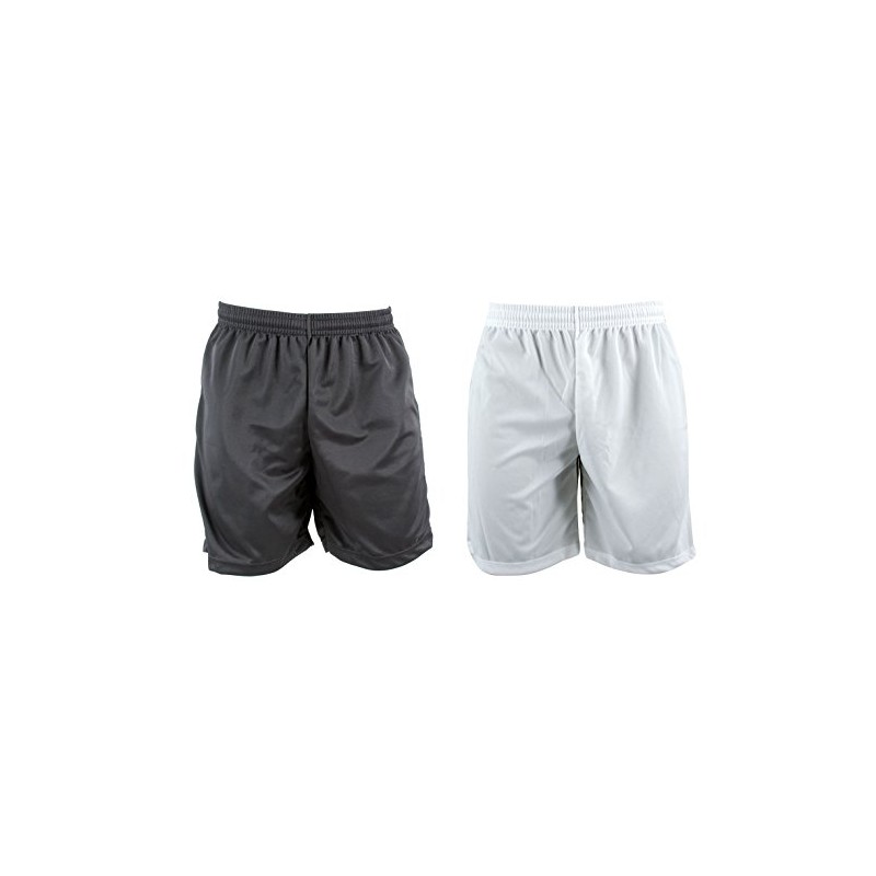 Walter Pair of Sports Shorts Black and White Medium Black/White