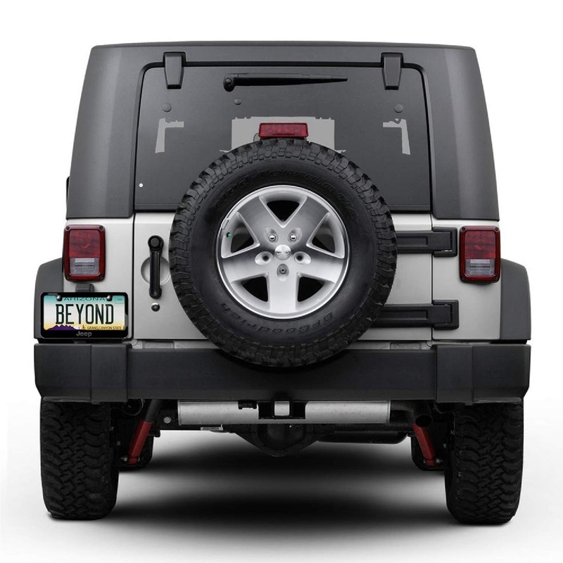 iPick Image Made for Jeep in 3D Dark Gray Letters