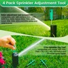 Gulfmew 4 Pack Sprinkler Adjustment Tool Compatible with Rain Bird