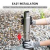 CHANGE MOORE 2.36in Secondary Burning Tent Stove Chimney Pipe, Internal