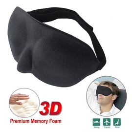 Unbranded NEW 3D Sleeping Eye Mask for Men Women Soft Pad Blindfold Cover Travel Sleep USA