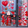 Valentines Day Decor Window clings 10 Sheet for Glass Windows Double-Sided Valentines Day Decorations Heart Window Decal