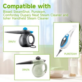 4Pack Microfiber Cloths for Handheld Steam Cleaner Compatible with Bissell Steam Shot, Comforday, PurSteam, Wagner Spraytech, Universal Washable Steam Cleaner Accessories (4)